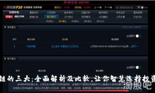 区块链的三大：全面解析及比较，让你智慧选择投资工具